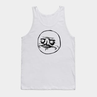 Funny Meme Face - Funny Troll Meme Tank Top